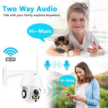Load image into Gallery viewer, 1080P Wireless Outdoor IP Security Camera with Night Vision