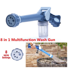 Load image into Gallery viewer, 8-in-1 Multi-function Watering Flower Car Wash Cleaning Water Gun
