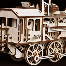 Load image into Gallery viewer, 3D Wooden Moveable Train Building Kit
