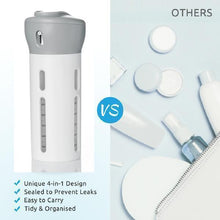 Load image into Gallery viewer, 4-in-1 Lotion Shampoo Gel Travel Dispenser
