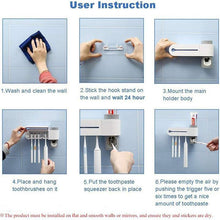 Load image into Gallery viewer, 2-In-1 Ultraviolet Toothbrush Disinfector &amp; Automatic Distributor
